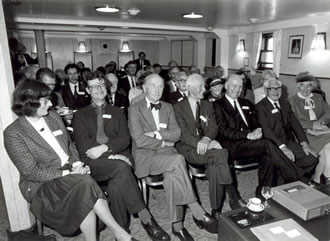 1984 reunion on board HMS BELFAST