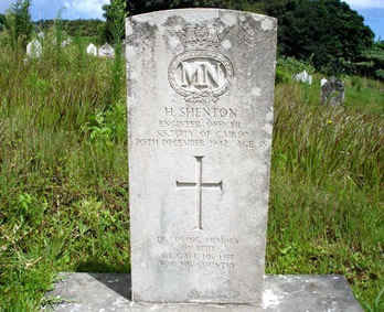 Grave of Herbert Shenton in St Helena